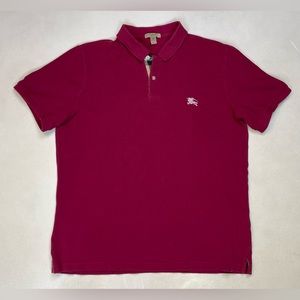 Men's Burgundy Polo Shirt